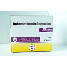 Cápsulas de indometacina de grado de medicina